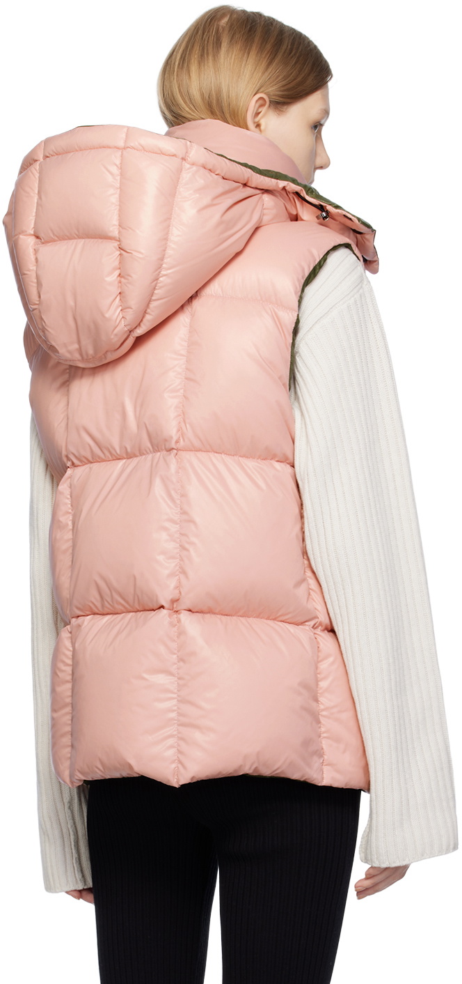 Moncler Pink Luzule Down Vest Moncler
