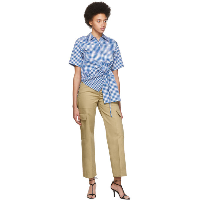 Ports 1961 Beige Wide Long Trousers