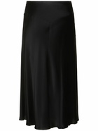 ALBERTA FERRETTI Satin Midi Skirt