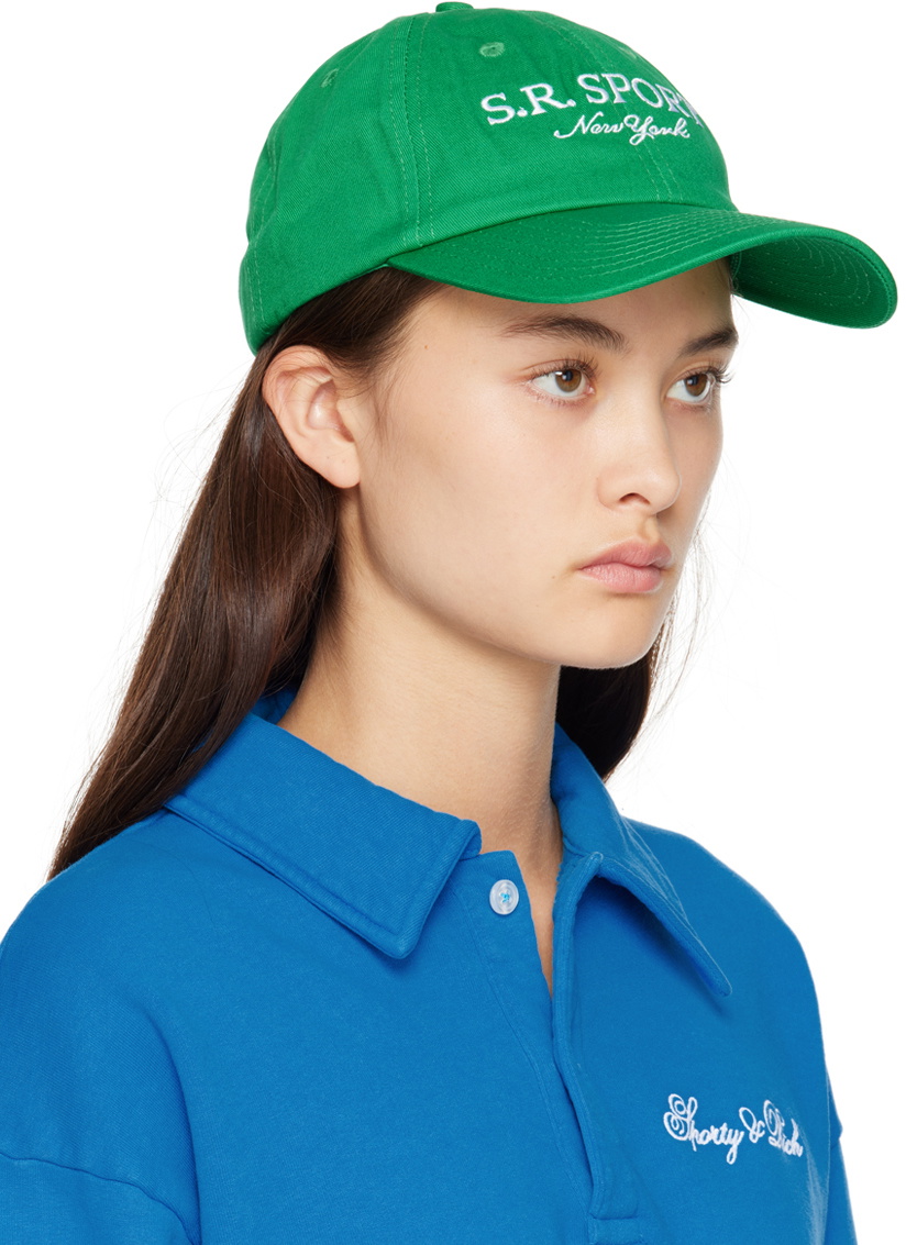 Sporty & Rich Green Wimbledon Cap Sporty & Rich