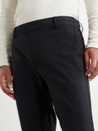 James Perse - Slim-Fit Stretch Cotton-Blend Trousers - Black