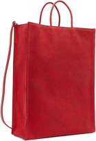 Diesel Red DSL 3D Tote