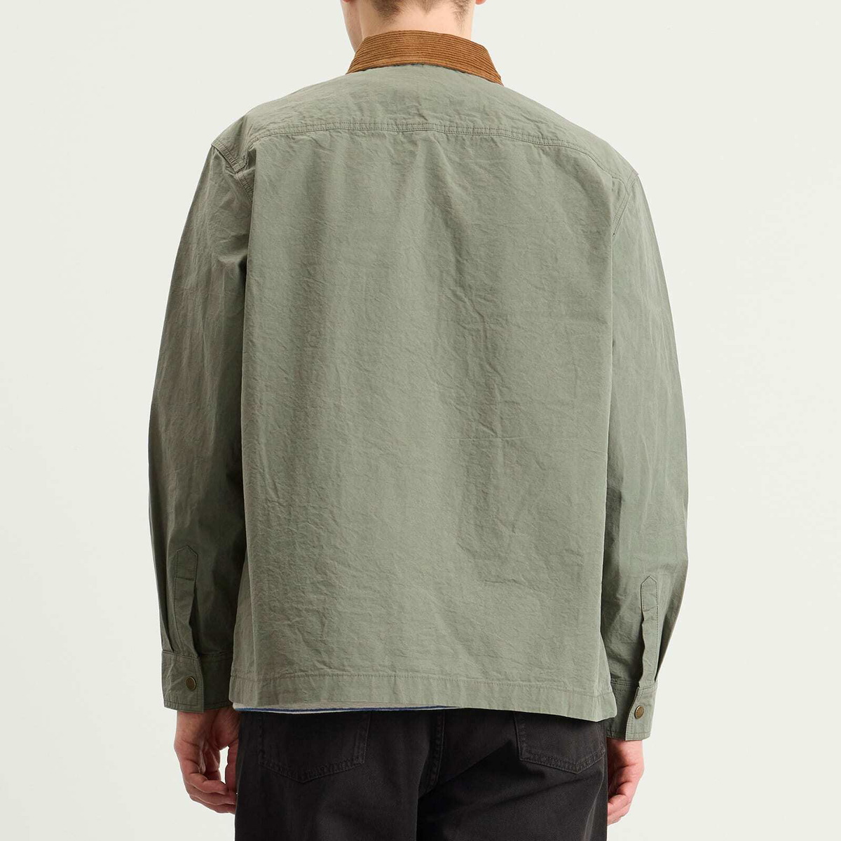 Barbour Men's Heritage+ Spey Poplin Overshirt in Archive Olive