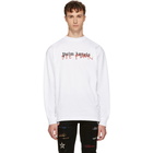 Palm Angels White Playboi Carti Edition Long Sleeve Die Punk T-Shirt