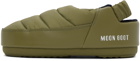 Moon Boot Khaki Evolution Slippers