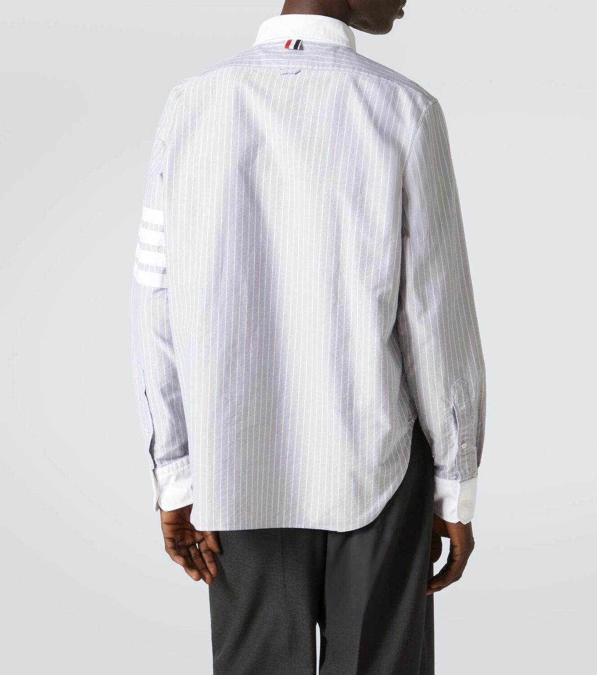 Pinstripe Poplin 4-Bar Shirt Men