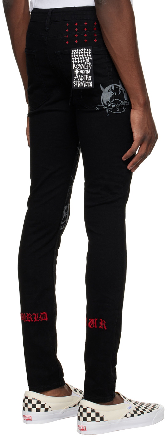 Ksubi Black Van Winkle Devil Jeans Ksubi