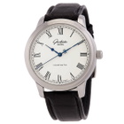 Glashutte Senator Silver Dial Automatic Mens Watch