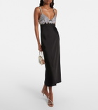 Valentino Embellished midi dress