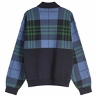 END. x Lacoste Sweater in Escadrille/Abimes-Vert