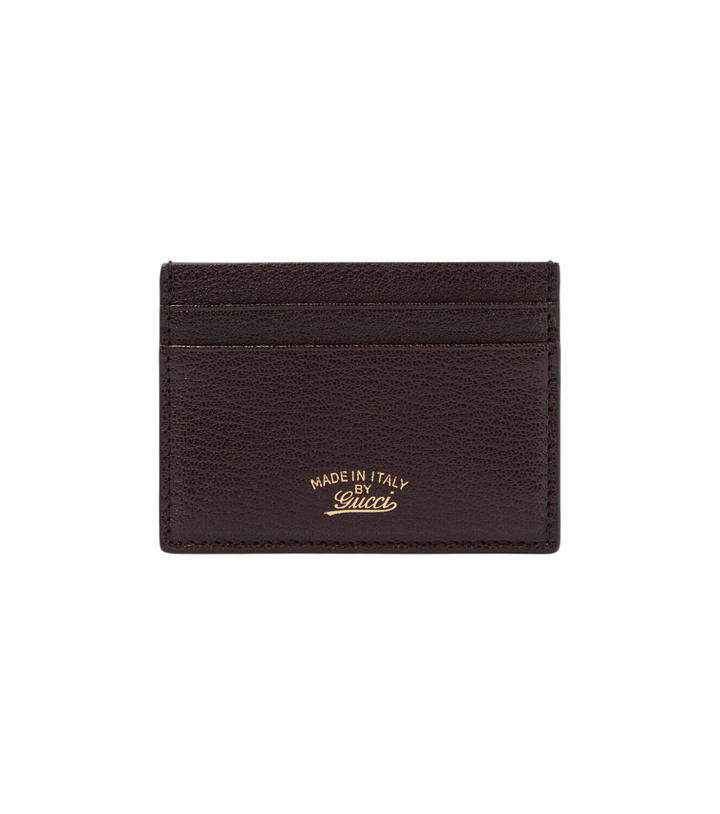 Photo: Gucci Lira leather card holder