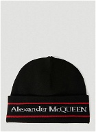 Alexander McQueen - Logo Beanie Hat in Black