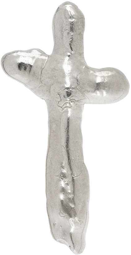 Photo: Serapis Silver Ocean Cross 2 Single Earring