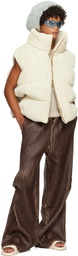 Stanley Raffington SSENSE Exclusive Off-White & Beige Vest