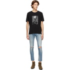 Saint Laurent Black Graphic T-Shirt