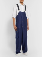 LOEWE - Silk Cargo Overalls - Blue