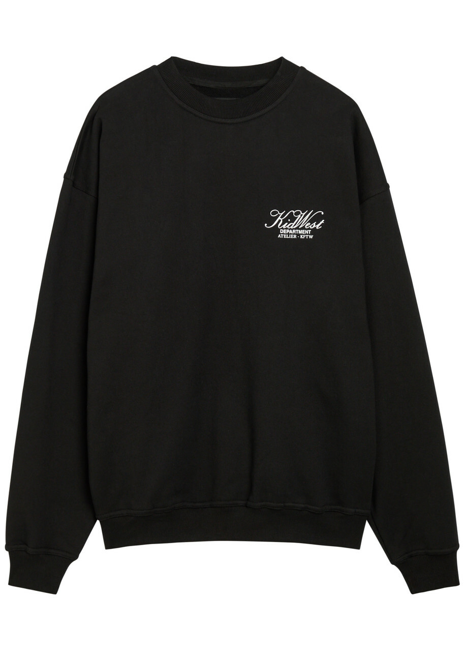 Kidwest Logo-print Cotton Sweatshirt Stone