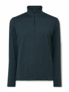 Lululemon - Stretch Recycled-Jersey Half-Zip Sweatshirt - Blue