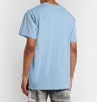 iggy - Printed Cotton-Blend Jersey T-Shirt - Blue