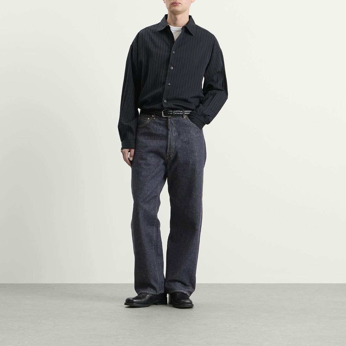 Kaptain Sunshine Men's Indigo Straight Denim Jeans in Indigo One Wash