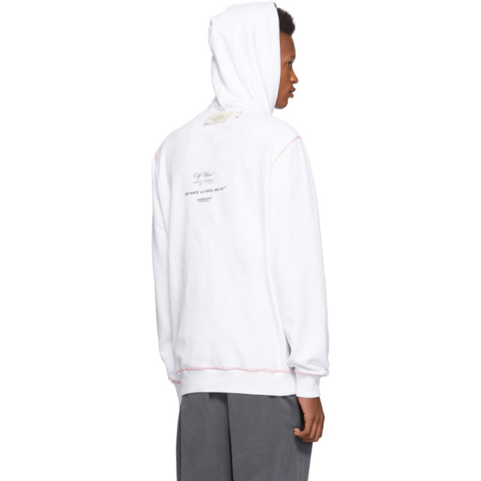 Off-White White Undercover Edition Skeleton RVRS Arrows Hoodie Off