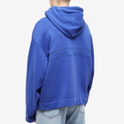 Acne Studios Men's Farmy Chain Rib Hoody in Sea Blue