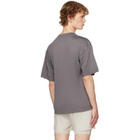 Satisfy Gray AuraLite Pleated Running T‑shirt