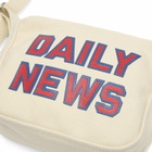 Unlikely Dry Goods Men's Daily News Miniature Messenger Bag in Natural 