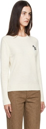A.P.C. Off-White Sonia Sweater