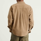 Café Mountain Men's Double Pocket Seersucker Cord Heritage Shirt in Oat