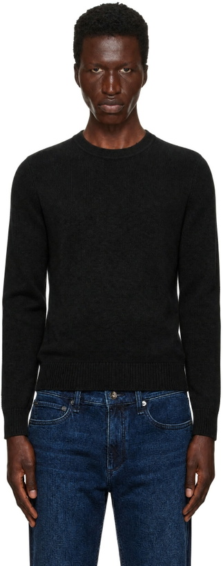 Photo: rag & bone Black Vernon Cashmere Sweater
