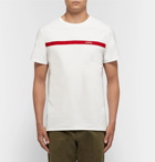 A.P.C. - Yukata Loopback-Panelled Cotton-Jersey T-Shirt - Men - White