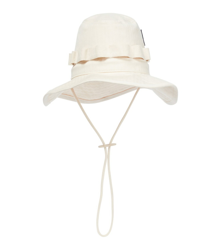 Photo: Jil Sander - Cotton herringbone bucket hat