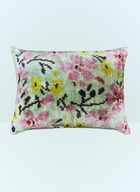 Les-Ottomans Flowers Velvet Cushion
