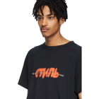 Heron Preston Black Spray Style T-Shirt