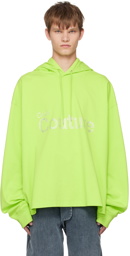 ANONYMOUS CLUB Green Crystal-Cut Hoodie