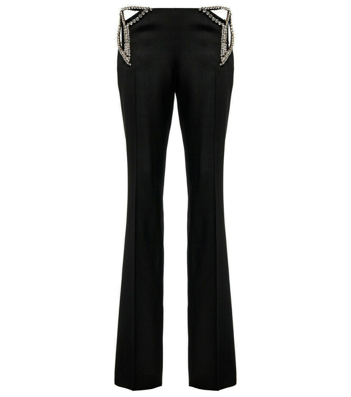 【関税込み】stella mccartney Alter Mat pants Stella McCartney Lace Up Altermat Slim Pant in Black | FWRD