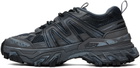 Juun.J Gray Layered Sneakers
