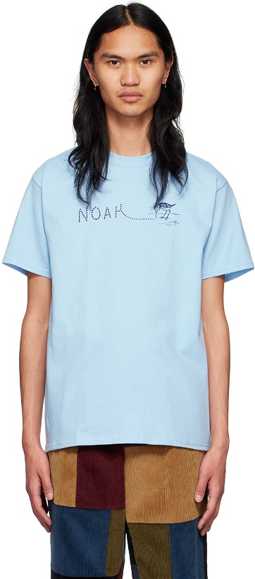 Photo: Noah Blue Cotton T-Shirt