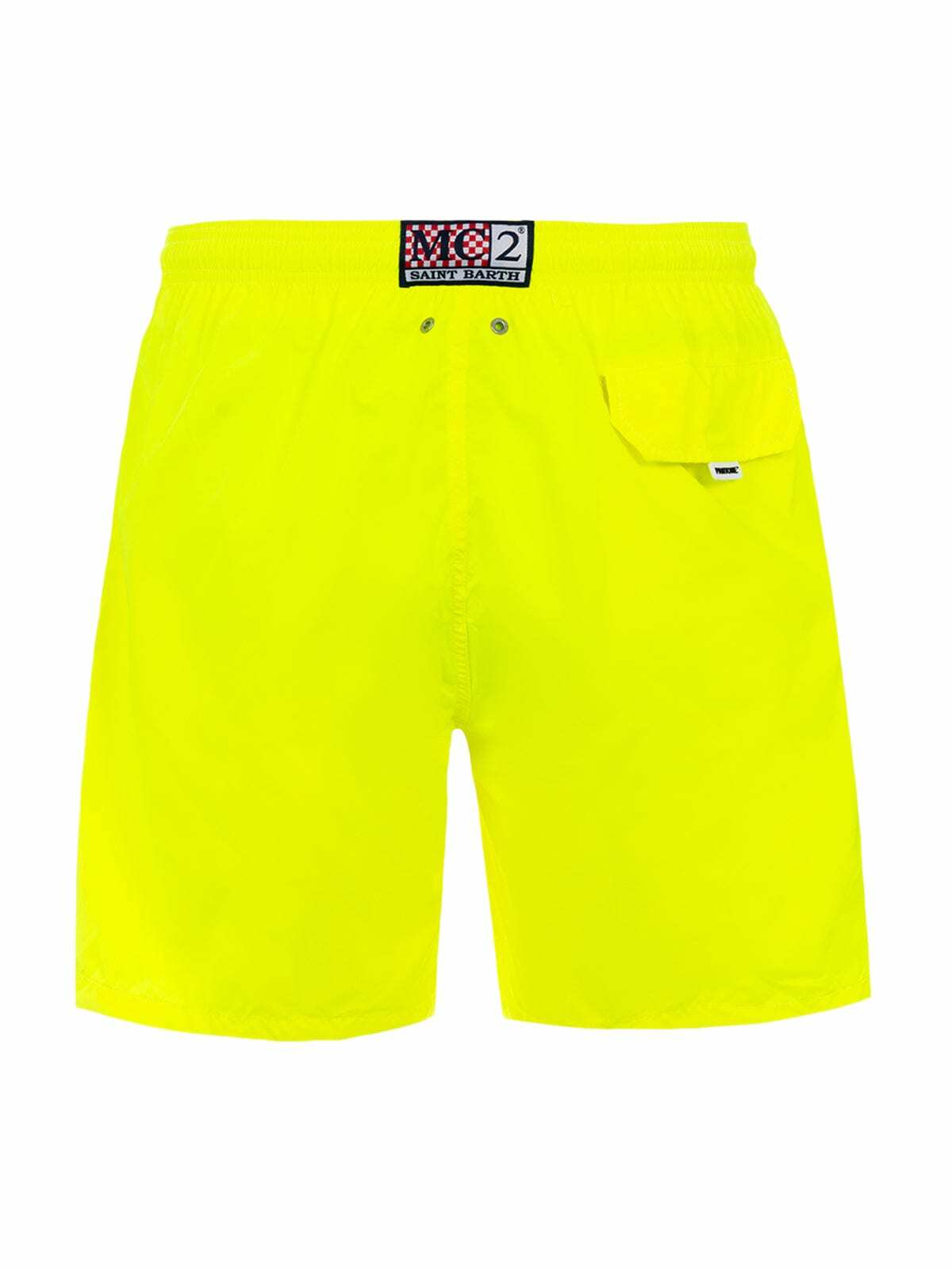 MC2 Saint Barth Man Lightweight Fabric Fluo Yellow Swim Shorts Lighting ...