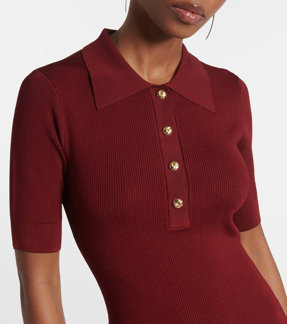 Rebecca Vallance Knitted polo dress