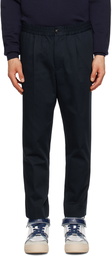 AMI Alexandre Mattiussi Navy Elasticized Trousers