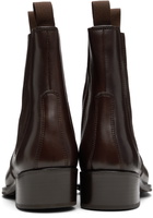 LEMAIRE Brown Leather Chelsea Boots