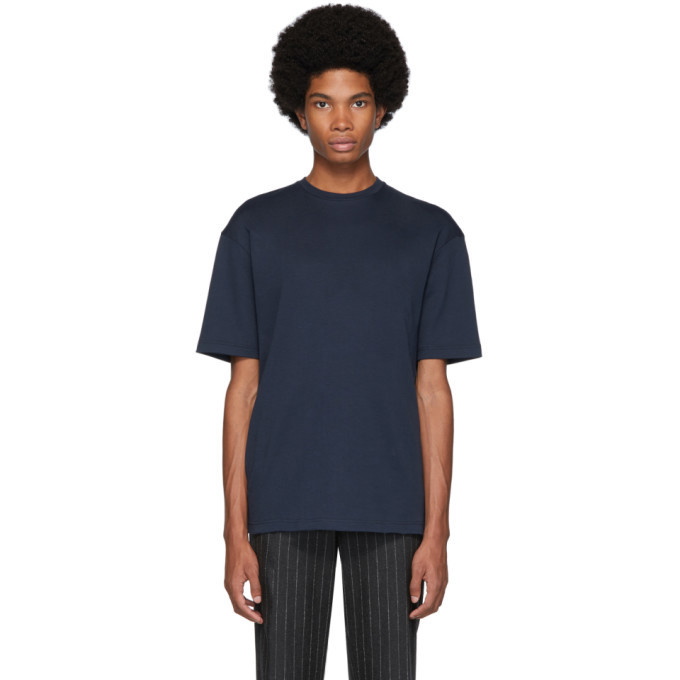 Photo: Sunspel Navy Relaxed Fit T-Shirt