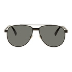 Versace Black Rock Icons Aviator Sunglasses