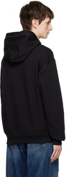 Dolce & Gabbana Black Plaque Hoodie