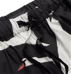Desmond & Dempsey - Leda Printed Cotton Pyjama Trousers - Black