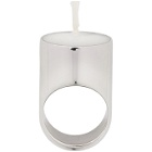 Dheygere Silver Candle Ring
