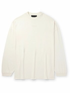 FEAR OF GOD ESSENTIALS - Logo-Appliquéd Cotton-Jersey T-Shirt - Neutrals