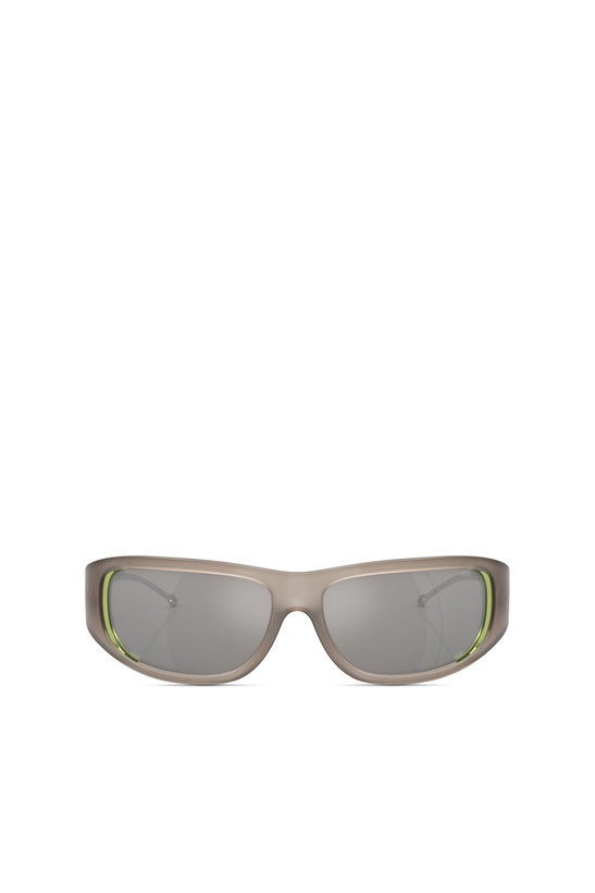 Photo: Diesel Wraparound style sunglasses - Sunglasses - Unisex - Grey